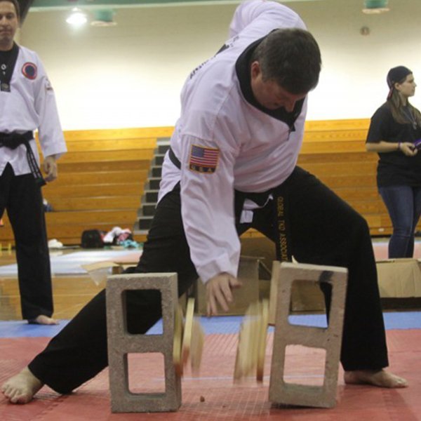 Black belt breaking