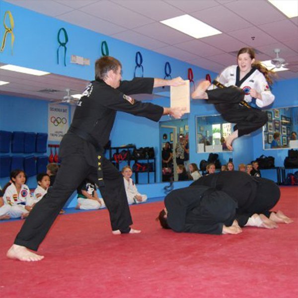Flying kick